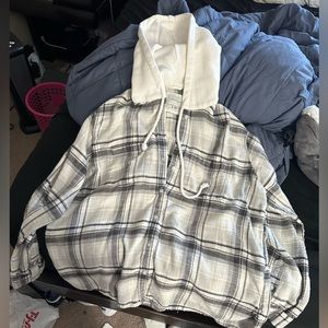 Hooded flannel